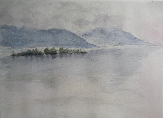 Isole di Brissago Ticino 32 x 24 cm
