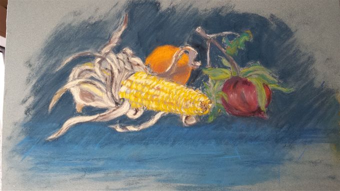 granoturco 2016  pastello   40,5 x 31 cm