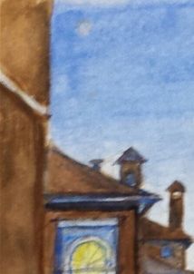 Serata a Venezia 2018 acquerello  24 x 32 cm