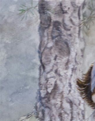 Una cara amica 2018 acquerello 30 x 40 cm verkauft